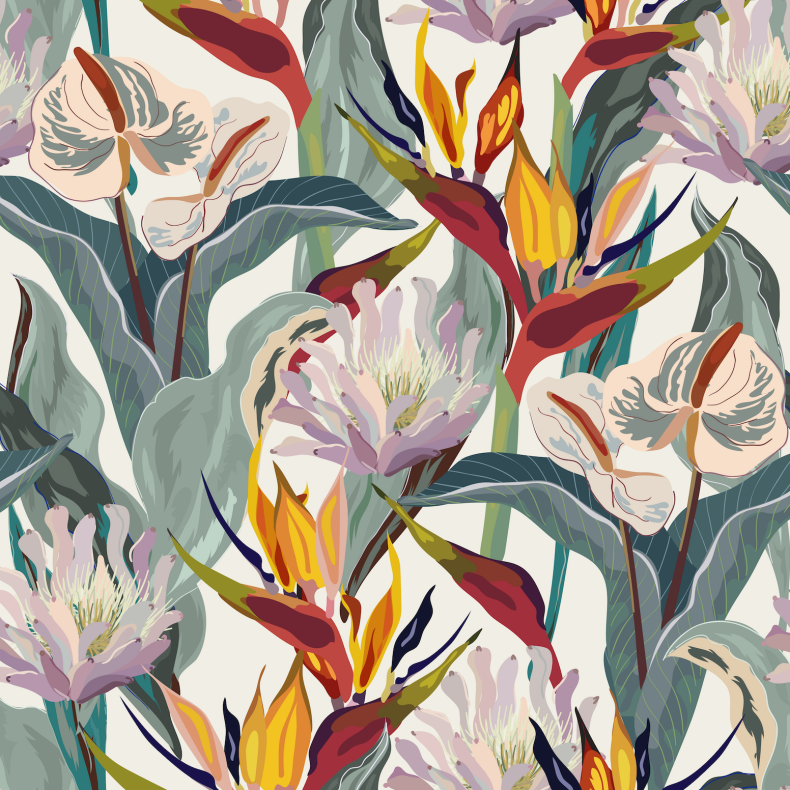 ткань Kendall в цвете Multicolor